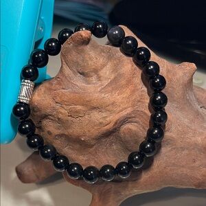 8mm Rainbow obsidian